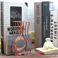 Metal simple shelving lovely table top gift bookends